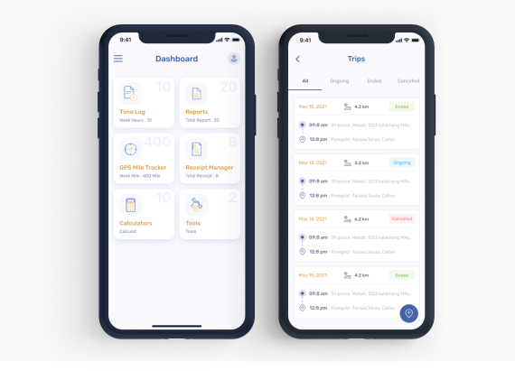 GPS Tracker App Design
